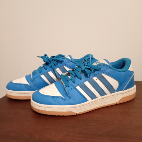 Adidas Blue and White Sneakers - Picture 4 of 12